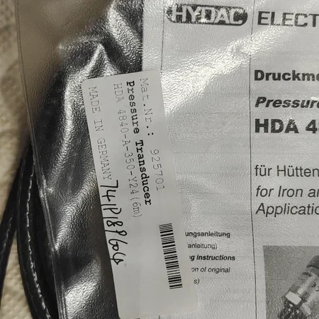HYDAC HDA 4840-A-350-Y24 Pressure Transmitter 50-61 chars