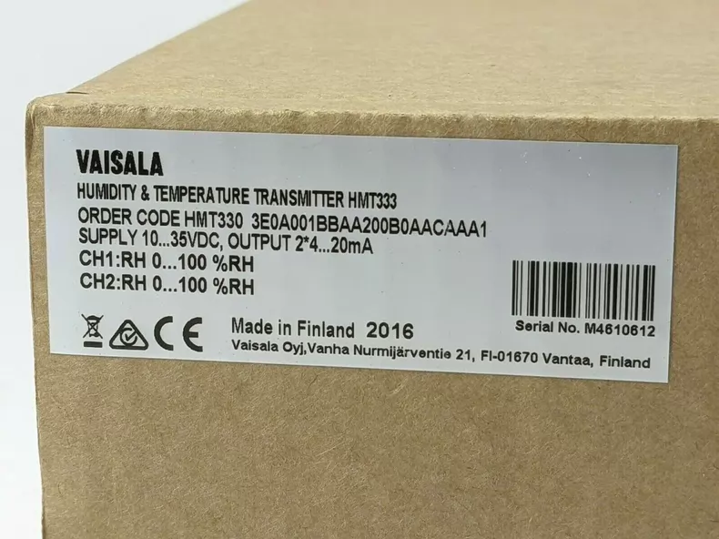 VAISALA HMT330 Sensor: High-Performance Humidity & Temp Measurement 1 VAISALA HMT330 Sensor: High-Performance Humidity & Temp Measurement