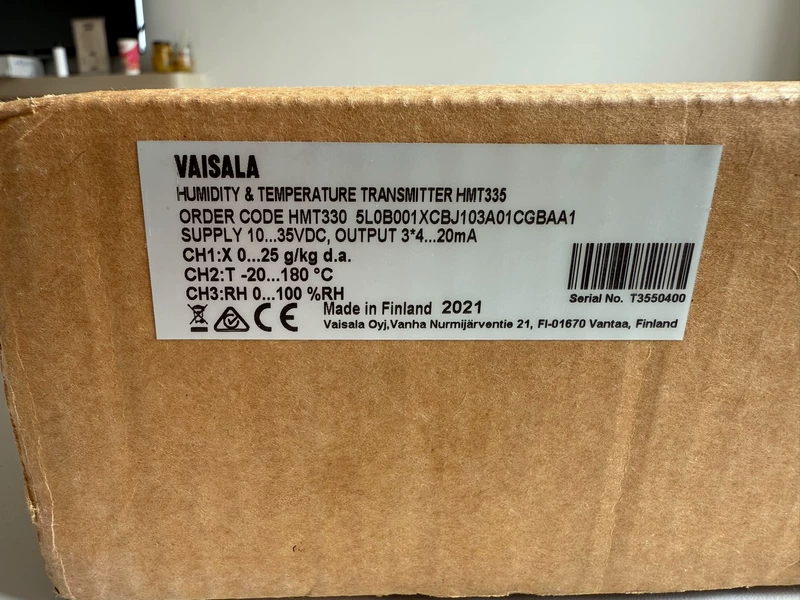 High-Temperature Process Monitoring with VAISALA HMT335 Sensor 3 High-Temperature Process Monitoring with VAISALA HMT335 Sensor - Image 3