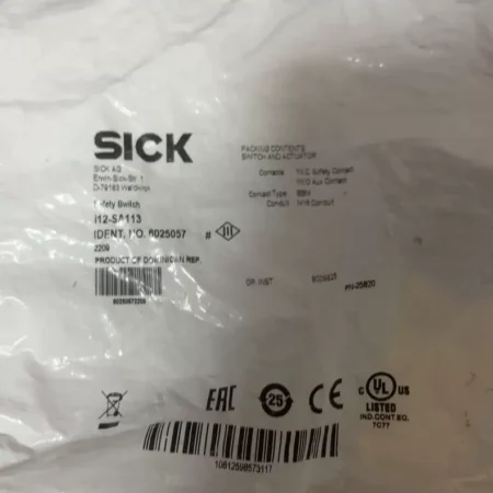 Inductive Proximity Sensor SICK I12-SA113 - Reliable Object Sensing