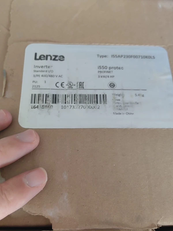 Lenze I55AP230F00710K0LS Servo Drive 230V 0.72A
