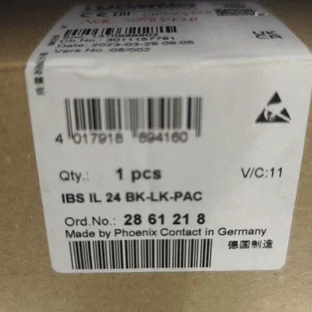 Phoenix Contact IBS IL 24 BK-LK-PAC 2861219 Bus Coupler
