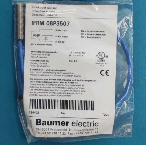baumer IFRM 08P3507 Inductive Proximity Sensor for Automation 1 baumer IFRM 08P3507 Inductive Proximity Sensor for Automation