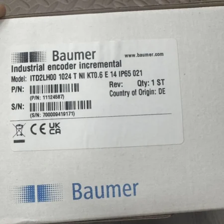Baumer ITD2LH00 1024T Encoder - Accurate Motion Feedback