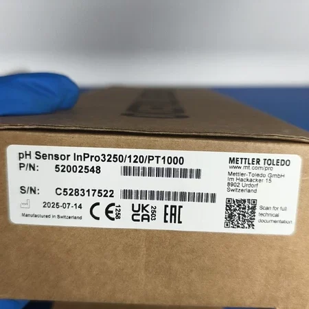 Mettler Toledo InPro3250 pH Sensor 52002549
