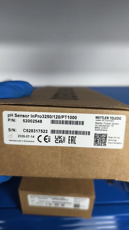 Mettler Toledo InPro3250 pH Sensor 52002549 1 Mettler Toledo InPro3250 pH Sensor 52002549