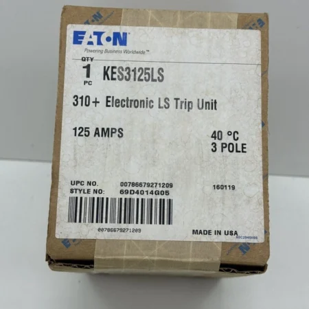 EATON KES3125LS Electronic Trip Protection Unit
