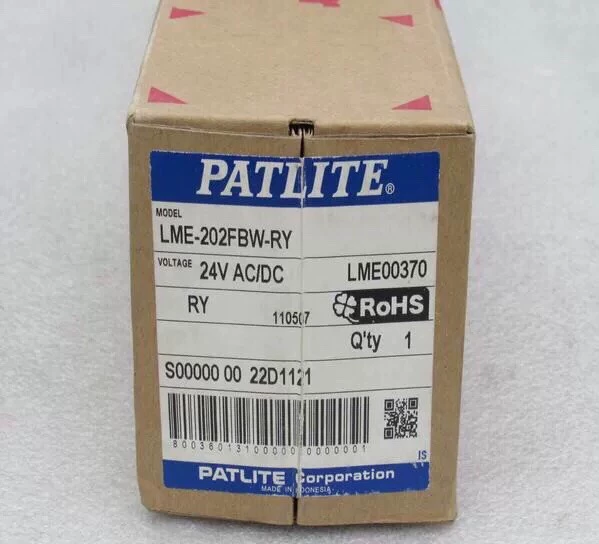 Machine Status Indicator PATLITE LME-202FBW-RY Tower 1 Machine Status Indicator PATLITE LME-202FBW-RY Tower