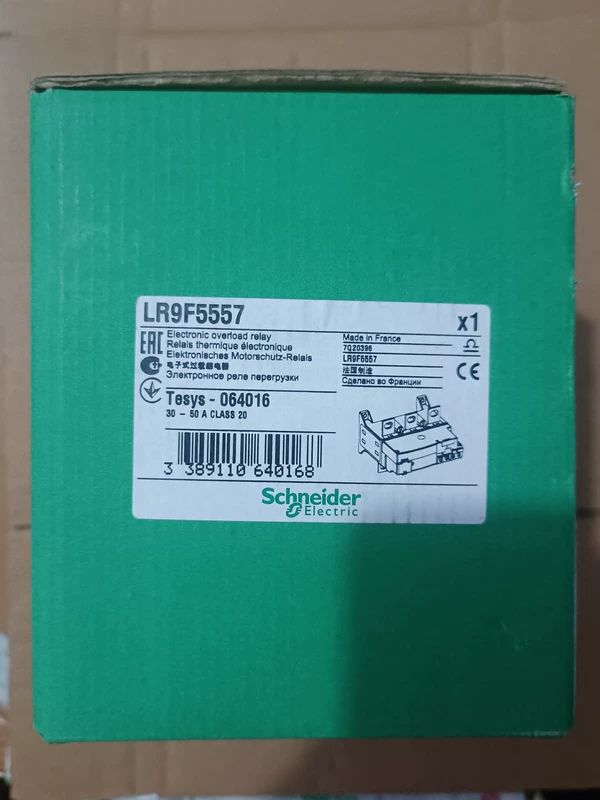 Schneider Thermal Overload Relay LR9F5558 Motor Protection 1 Schneider Thermal Overload Relay LR9F5558 Motor Protection