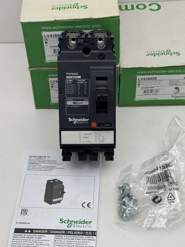Schneider LV438606 NSX100M Circuit Breaker for Industrial Use 1 Schneider LV438606 NSX100M Circuit Breaker for Industrial Use