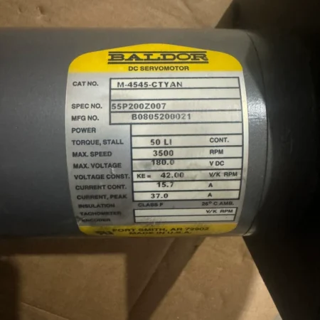 BALDOR M-4545-CTYAN DC Motor - Durable & Efficient