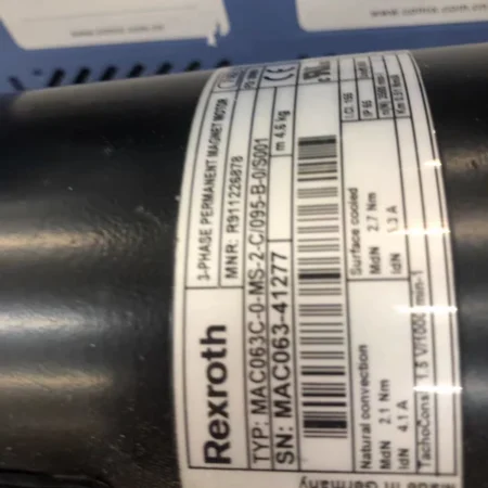 REXROTH MAC063C-0-MS-2-C/095-B-0/S002 Servo Motor