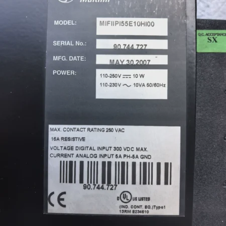 Substation Protection Solution GE Multilin MIFIIPI55E10HI00