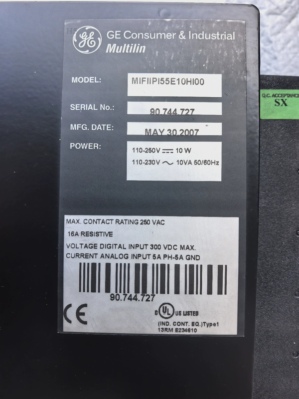 Substation Protection Solution GE Multilin MIFIIPI55E10HI00 1 Substation Protection Solution GE Multilin MIFIIPI55E10HI00