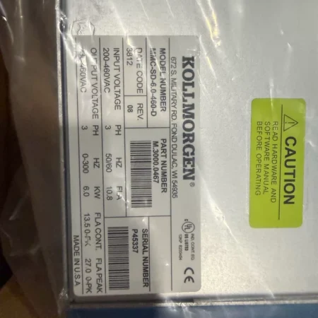 Industrial Automation Drive DANAHER MMC-SD-6.0-460-D 460V