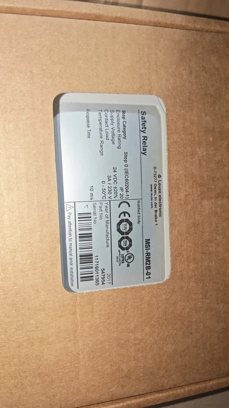 Safety Relay Leuze MSI-RM2B-0124V - Compact and Reliable 1 Safety Relay Leuze MSI-RM2B-0124V - Compact and Reliable