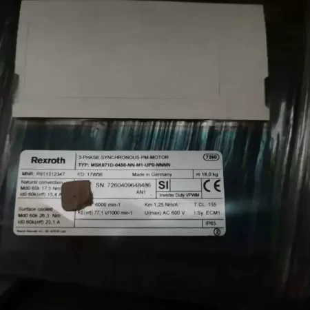 Precision Motion Control with Rexroth MSK071D Servo Motor