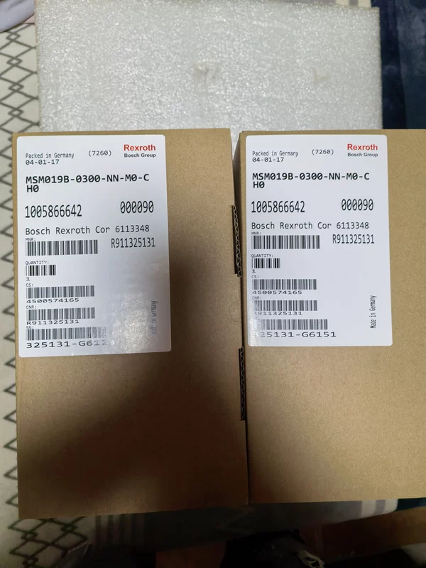 Industrial Automation Servo REXROTH MSM019B-0300-NN-M0-CH0 1 Industrial Automation Servo REXROTH MSM019B-0300-NN-M0-CH0