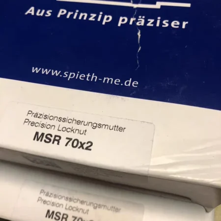 Reliable SPIETH Precision Nut MSR70X2 - Optimal Fit