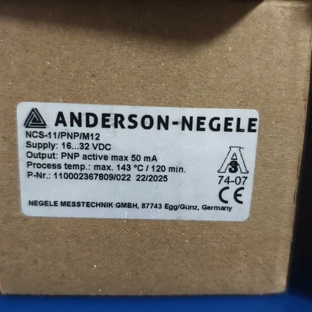 Capacitive Level Sensor ANDERSON-NEGELE NCS-11/PNP/M12