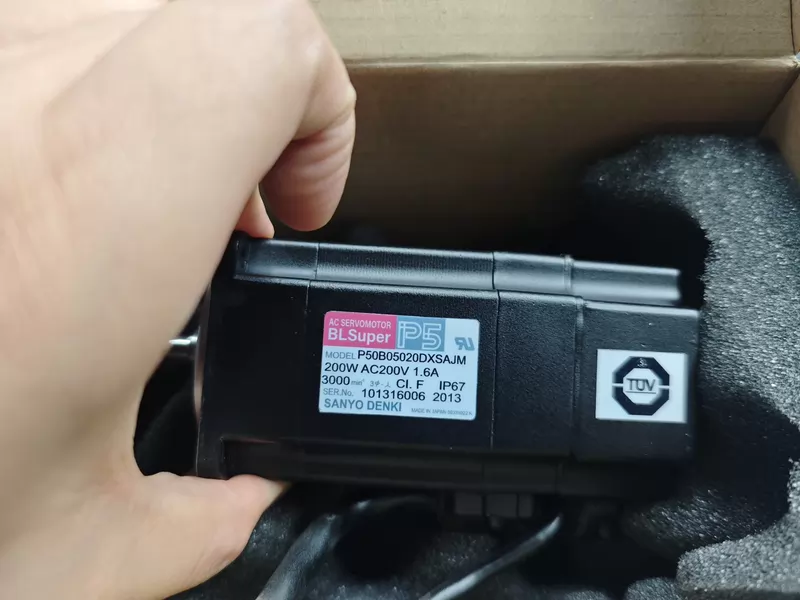 Industrial Motion Control Sanyo P50B05020DXSAJM Servo Motor 1 Industrial Motion Control Sanyo P50B05020DXSAJM Servo Motor