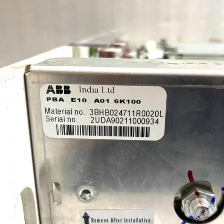 ABB PBA E10 A01:6K100 3BHB024711R0020 Control Board