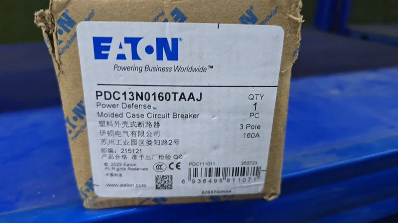 Molded Case Circuit Breaker EATON PDC13N0160TAAJ3P 160A 1 Molded Case Circuit Breaker EATON PDC13N0160TAAJ3P 160A