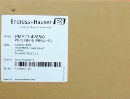 Industrial Pressure Monitoring with Endress+Hauser PMP21 Sensor