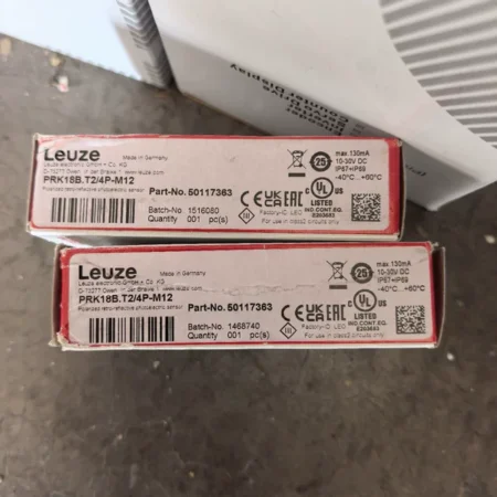 Conveyor Detection Leuze PRK18B.T2/4P-M12 50117363 Industrial Sensor