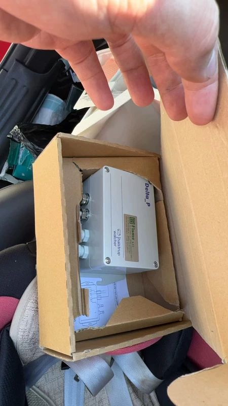 Differential Pressure Sensor HALSTRUP WACHER PS100 20090010401 for HVAC 1 Differential Pressure Sensor HALSTRUP WACHER PS100 20090010401 for HVAC