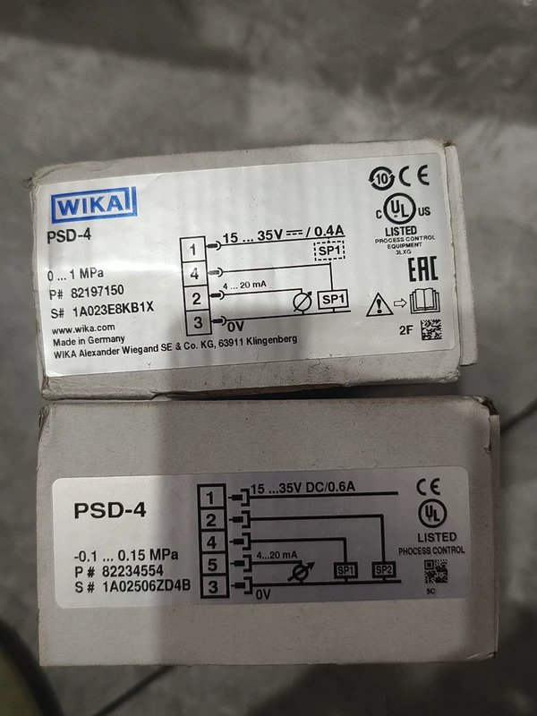 Process Control Solution wika PSD-4 1A023E8KB1X Transmitter 2 Process Control Solution wika PSD-4 1A023E8KB1X Transmitter - Image 2