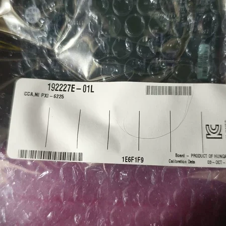 Precision NI Data Acquisition Card PXI-6225 192227E-01L