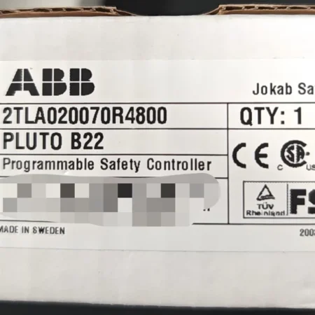 Safety PLC Controller ABB PLUT0B22 2TLA020070R4800 - Certified Reliability