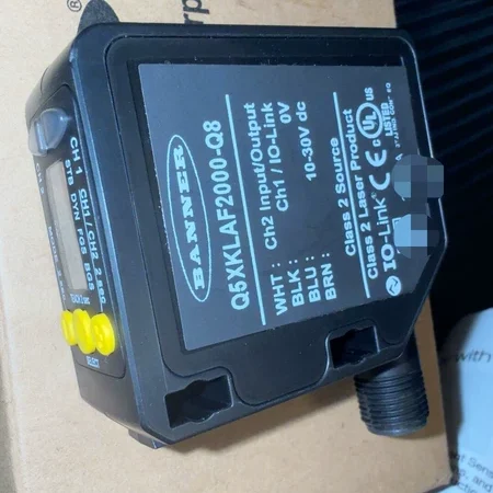 BANNER Laser Sensor Q5XKLAF2000-Q8 for Industrial Sensing
