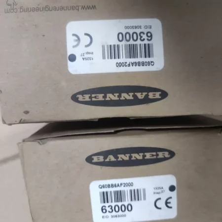 Banner Ultrasonic Sensor Q60BB6AF2000 6300 - Precision Distance Sensing