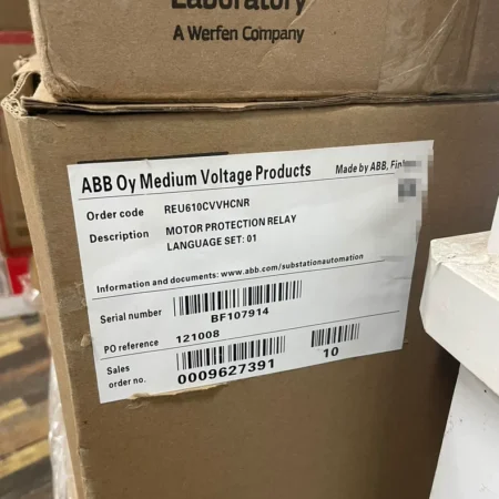 Substation Voltage Monitoring ABB REU610CVVHCNR Protection Relay