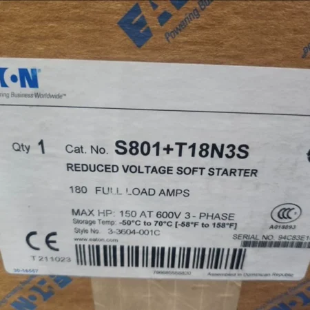 EATON S801+T18N4S Soft Starter Motor Controller