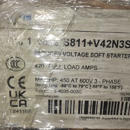 Eaton S811+V42N4S Soft Starter for Motor Control
