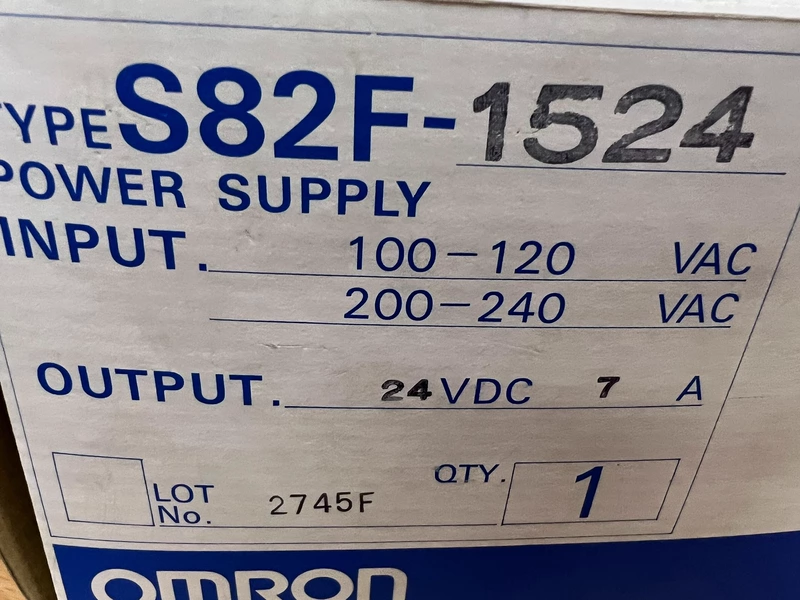 Omron S82F-1524 - Efficient & Durable Power Supply Unit 1 Omron S82F-1524 - Efficient & Durable Power Supply Unit