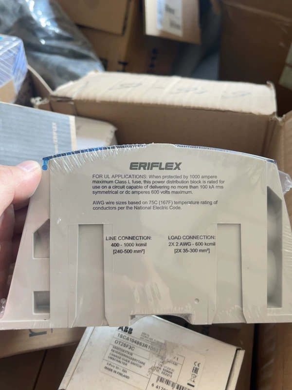 Power Distribution Block nVent ERIFLEX SB2C1000AL 561174 for Industrial Use 3 Power Distribution Block nVent ERIFLEX SB2C1000AL 561174 for Industrial Use - Image 3