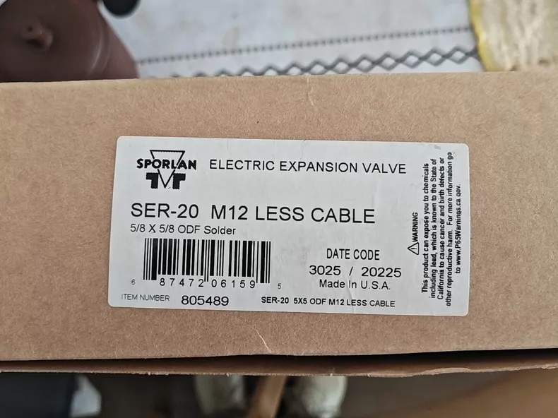 Buy SPORLAN SER-20-M12 Electronic Valve for Efficient Cooling