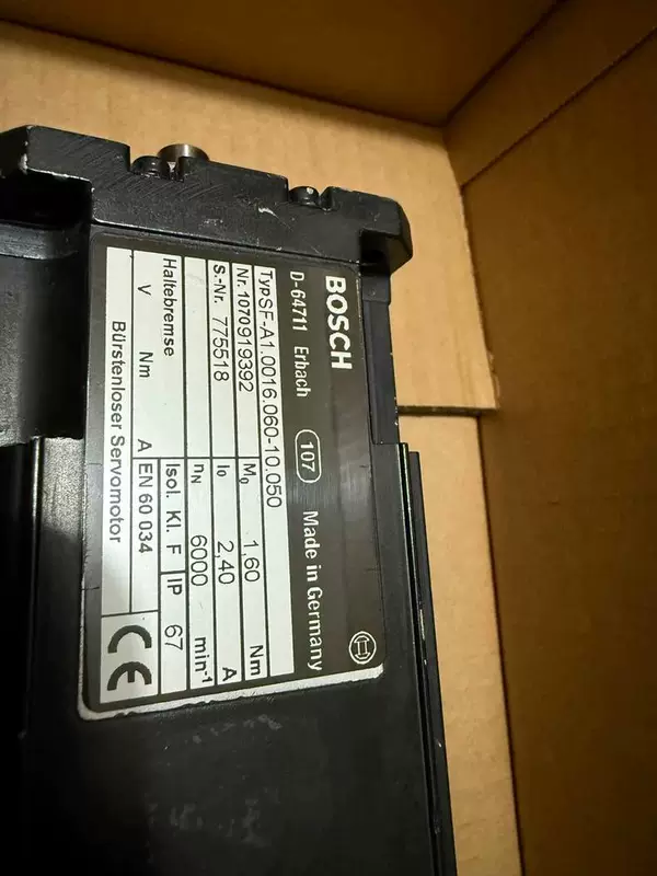 Machine Tool Drive Rexroth SF-A1.0016.060-10.050 Motor 1 Machine Tool Drive Rexroth SF-A1.0016.060-10.050 Motor