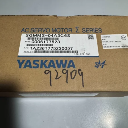 YASKAWA Precision Servo Motor - Model SGMMS-04A3C6S for Automation