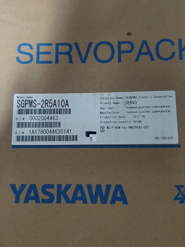 Industrial Automation Servo Drive YASKAWA SGPMS-2R5A10A