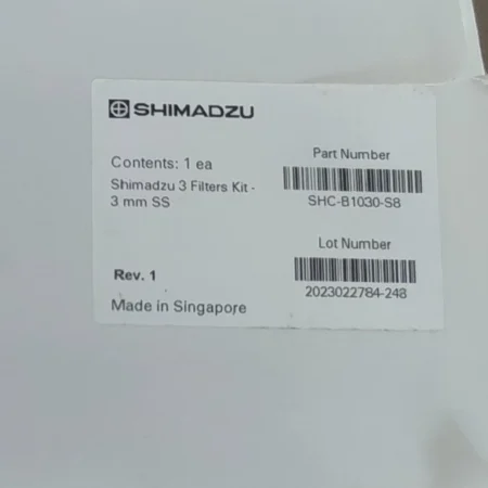 SHIMADZU SHC-B1030-S8 Gas Filter: Ensure Pure Air Quality