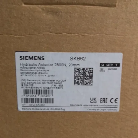 Siemens SKB63 Actuator - HVAC Control Valve