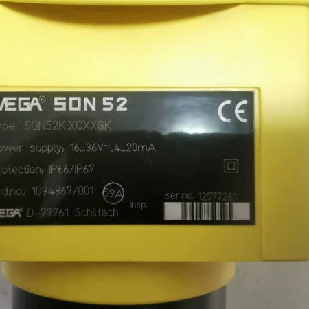 VEGA SON53K.XCXXGK Ultrasonic Level Sensor - Reliable