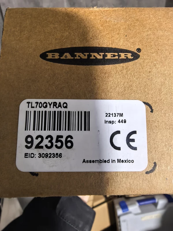 BANNER TL70GYRAQ Tower Light - Reliable Signal Indicator 1 BANNER TL70GYRAQ Tower Light - Reliable Signal Indicator