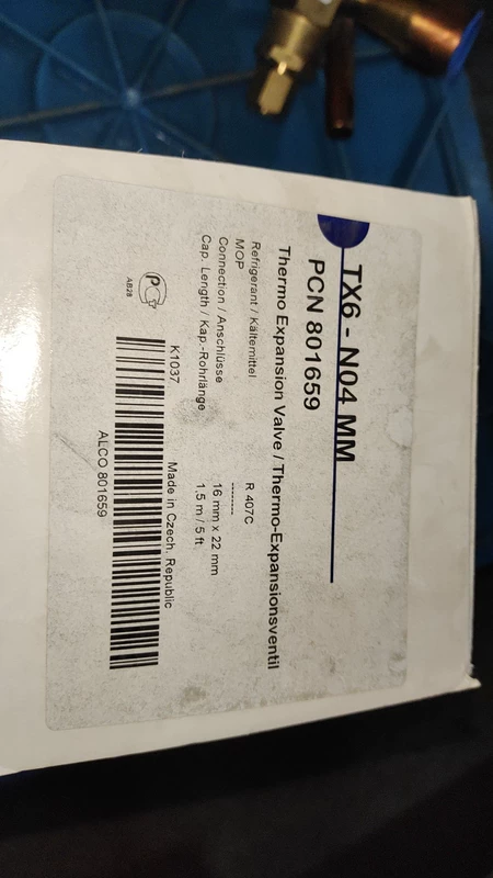 Emerson Expansion Valve TX6-N04MM - Durable HVAC Performance 1 Emerson Expansion Valve TX6-N04MM - Durable HVAC Performance