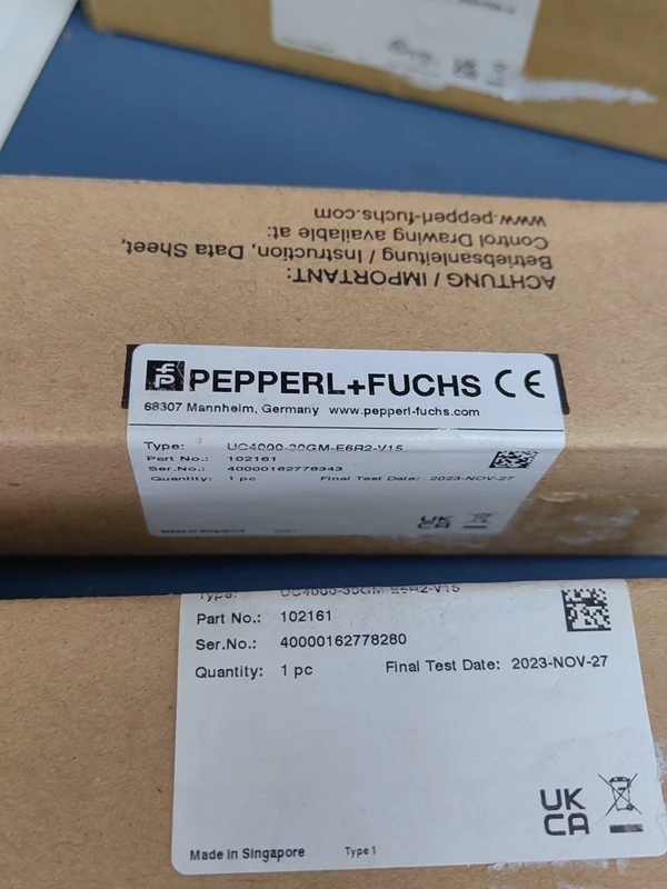 Pepperl+Fuchs Ultrasonic Sensor UC4000-30GM-E6R2-V16 1 Pepperl+Fuchs Ultrasonic Sensor UC4000-30GM-E6R2-V16